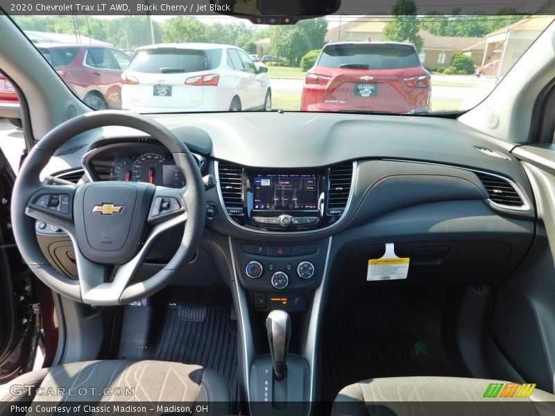 Black Cherry / Jet Black 2020 Chevrolet Trax LT AWD