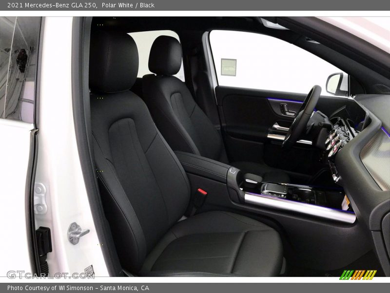 Front Seat of 2021 GLA 250