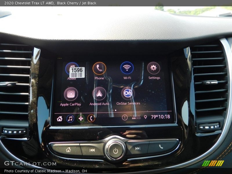 Black Cherry / Jet Black 2020 Chevrolet Trax LT AWD