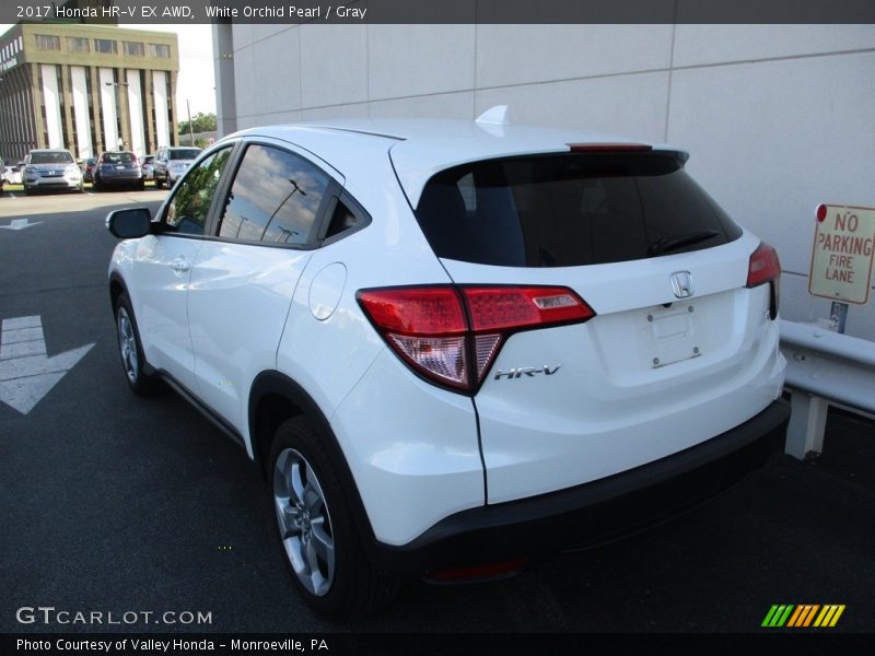 White Orchid Pearl / Gray 2017 Honda HR-V EX AWD