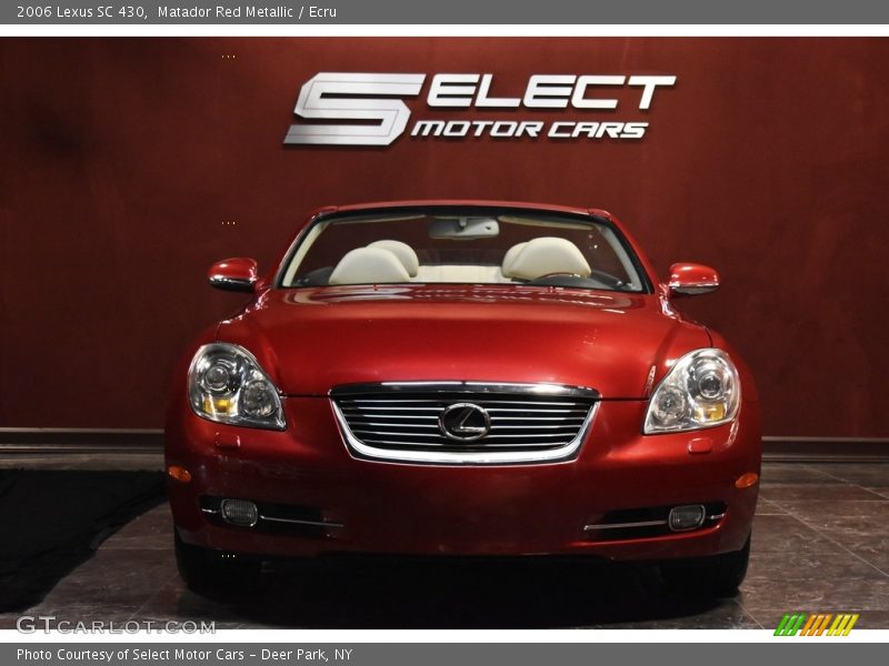 Matador Red Metallic / Ecru 2006 Lexus SC 430