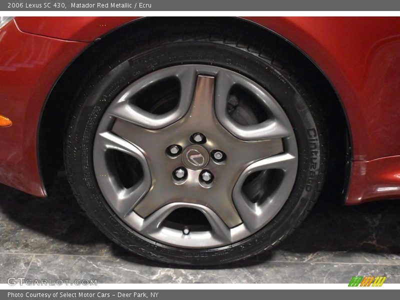 Matador Red Metallic / Ecru 2006 Lexus SC 430