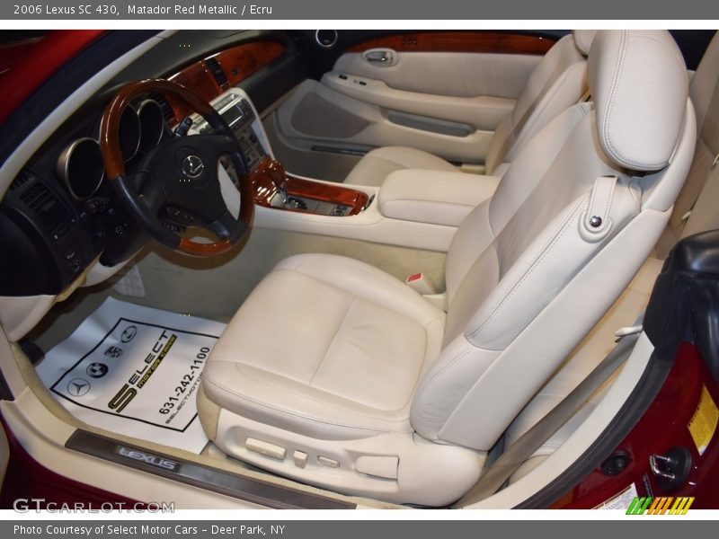 Matador Red Metallic / Ecru 2006 Lexus SC 430