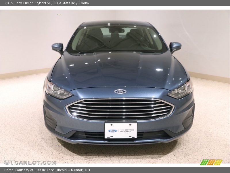 Blue Metallic / Ebony 2019 Ford Fusion Hybrid SE