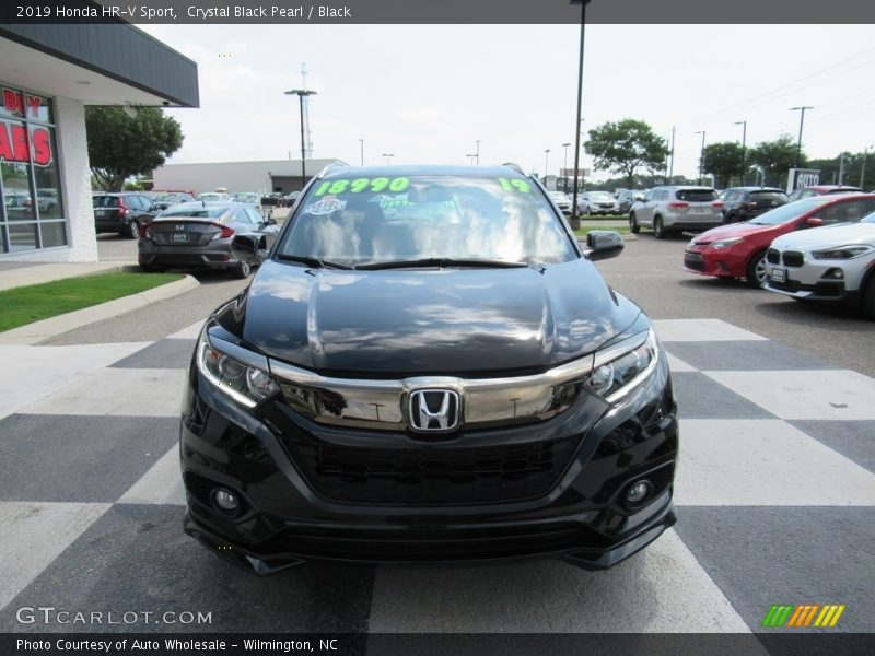 Crystal Black Pearl / Black 2019 Honda HR-V Sport