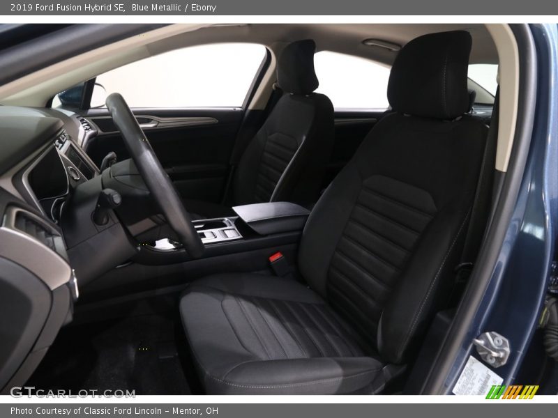 Blue Metallic / Ebony 2019 Ford Fusion Hybrid SE