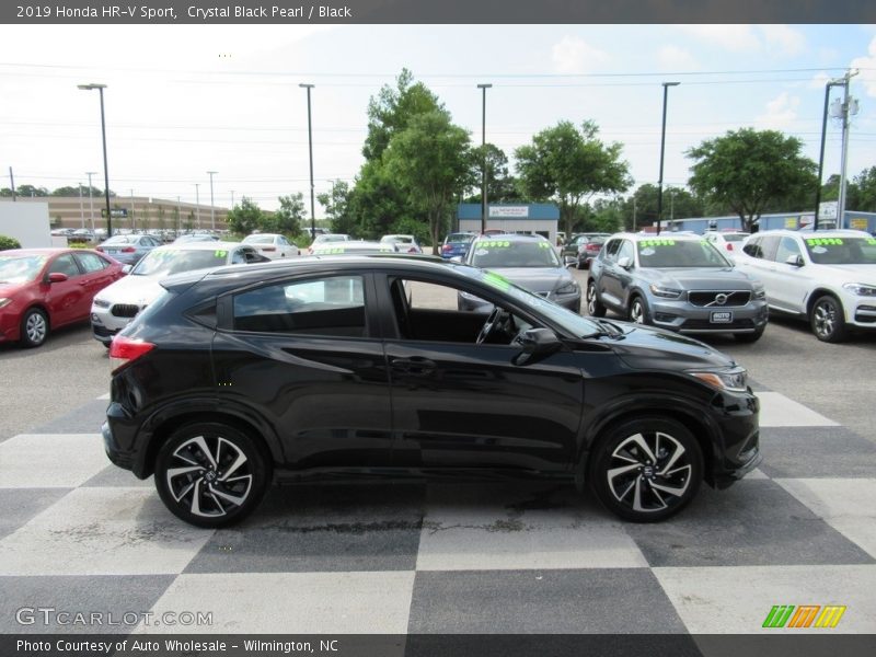 Crystal Black Pearl / Black 2019 Honda HR-V Sport