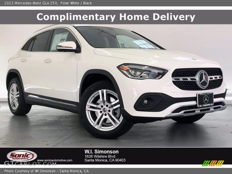 Polar White / Black 2021 Mercedes-Benz GLA 250
