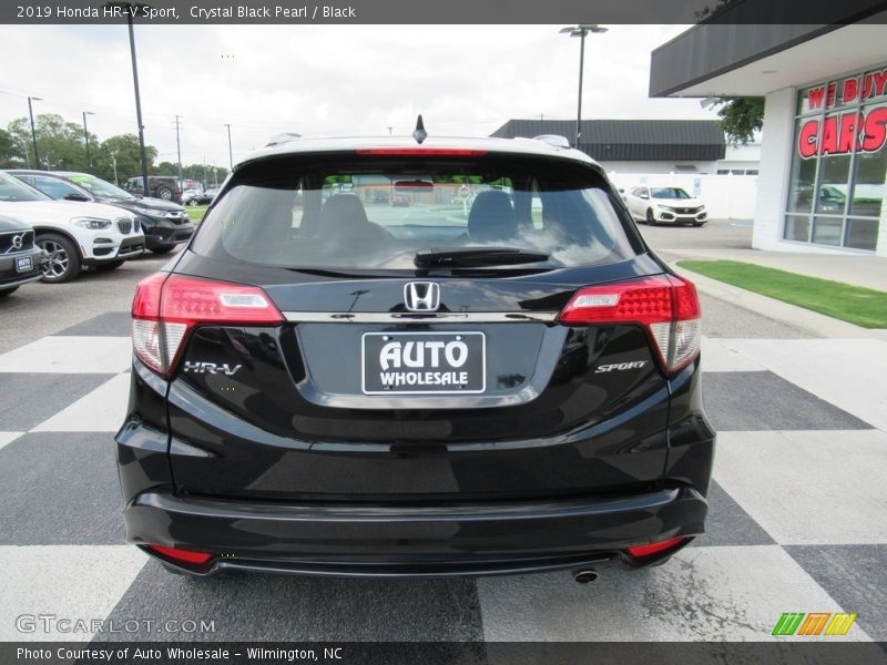 Crystal Black Pearl / Black 2019 Honda HR-V Sport