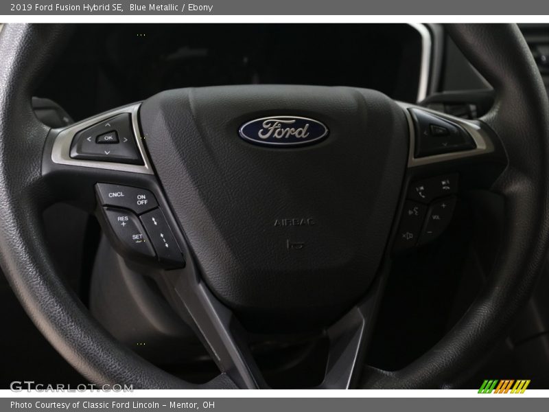 Blue Metallic / Ebony 2019 Ford Fusion Hybrid SE