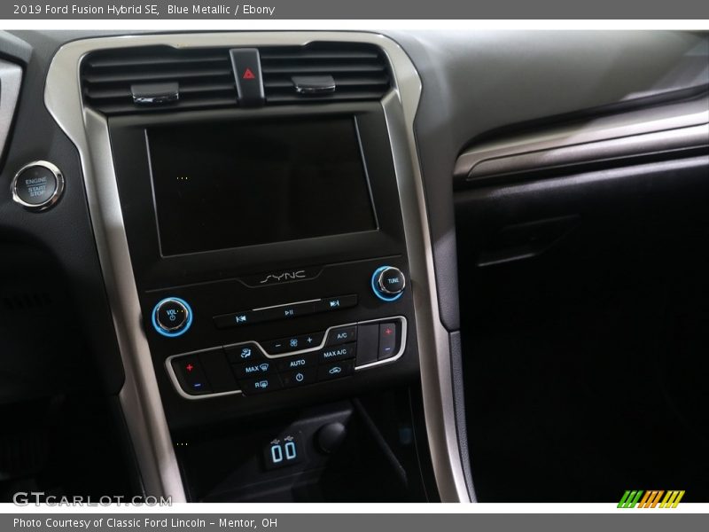 Blue Metallic / Ebony 2019 Ford Fusion Hybrid SE