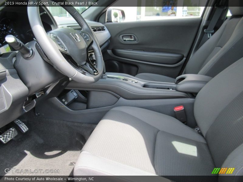 Crystal Black Pearl / Black 2019 Honda HR-V Sport