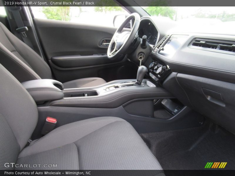 Crystal Black Pearl / Black 2019 Honda HR-V Sport