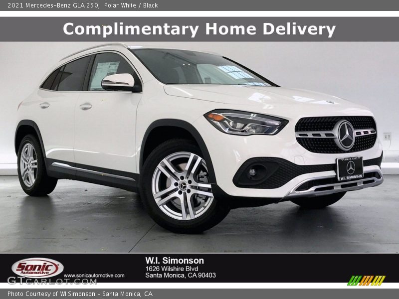 Polar White / Black 2021 Mercedes-Benz GLA 250