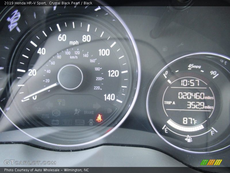 Crystal Black Pearl / Black 2019 Honda HR-V Sport