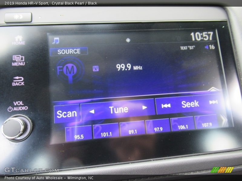 Crystal Black Pearl / Black 2019 Honda HR-V Sport