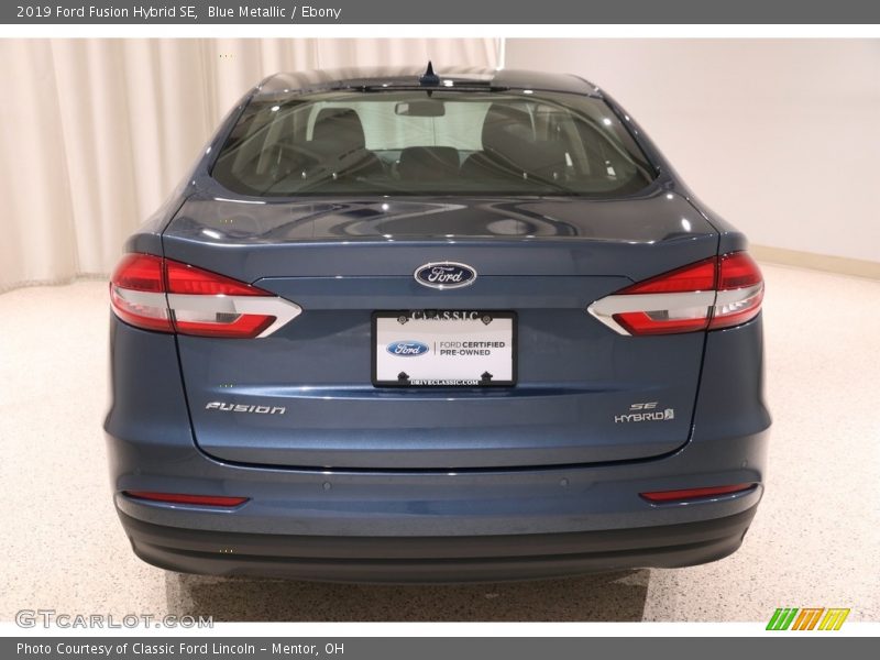 Blue Metallic / Ebony 2019 Ford Fusion Hybrid SE