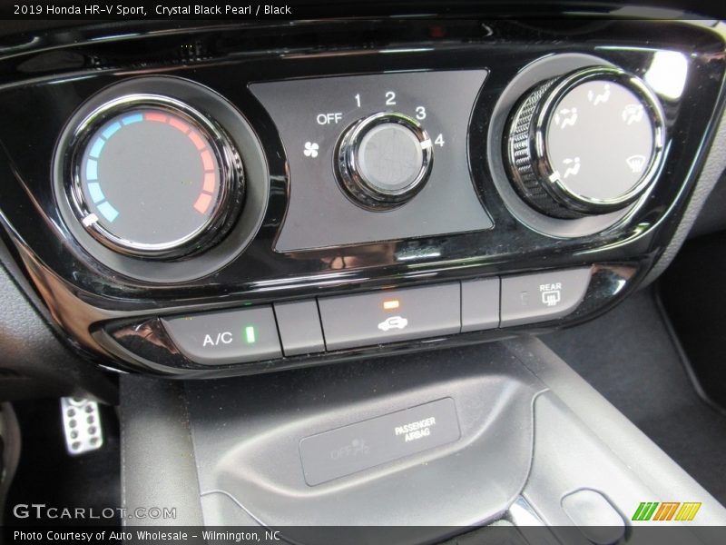 Crystal Black Pearl / Black 2019 Honda HR-V Sport