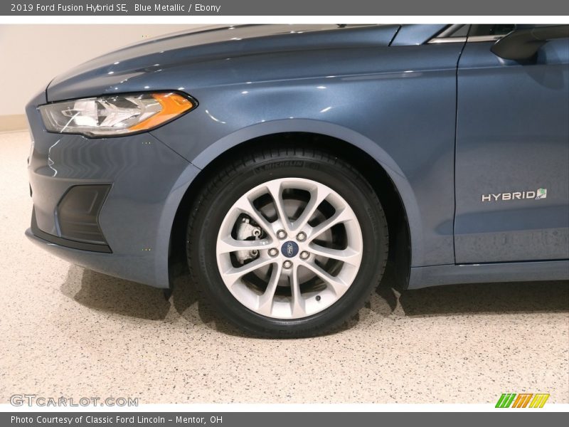 Blue Metallic / Ebony 2019 Ford Fusion Hybrid SE
