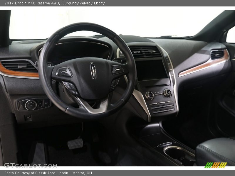 Burgundy Velvet / Ebony 2017 Lincoln MKC Reserve AWD