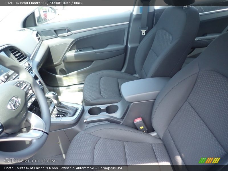 Stellar Silver / Black 2020 Hyundai Elantra SEL