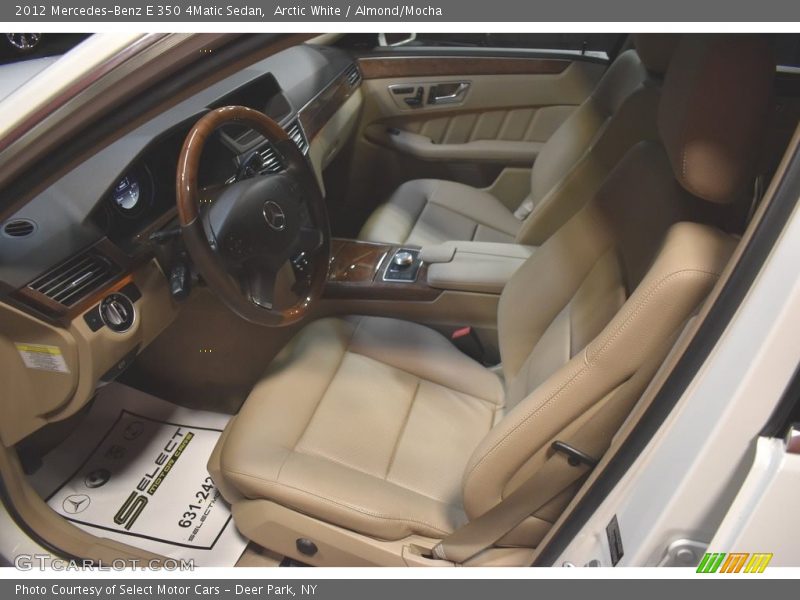 Arctic White / Almond/Mocha 2012 Mercedes-Benz E 350 4Matic Sedan