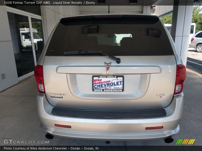 Liquid Silver Metallic / Ebony 2008 Pontiac Torrent GXP AWD