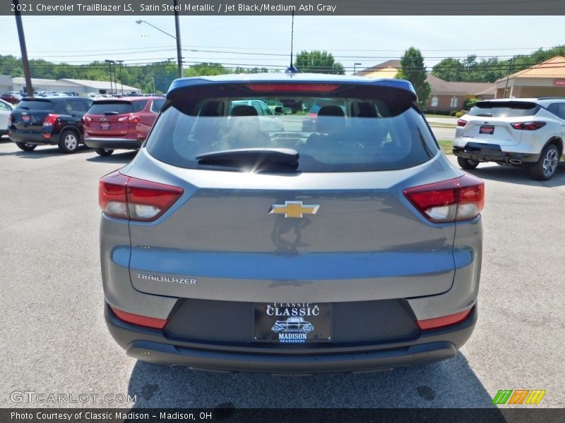 Satin Steel Metallic / Jet Black/Medium Ash Gray 2021 Chevrolet TrailBlazer LS