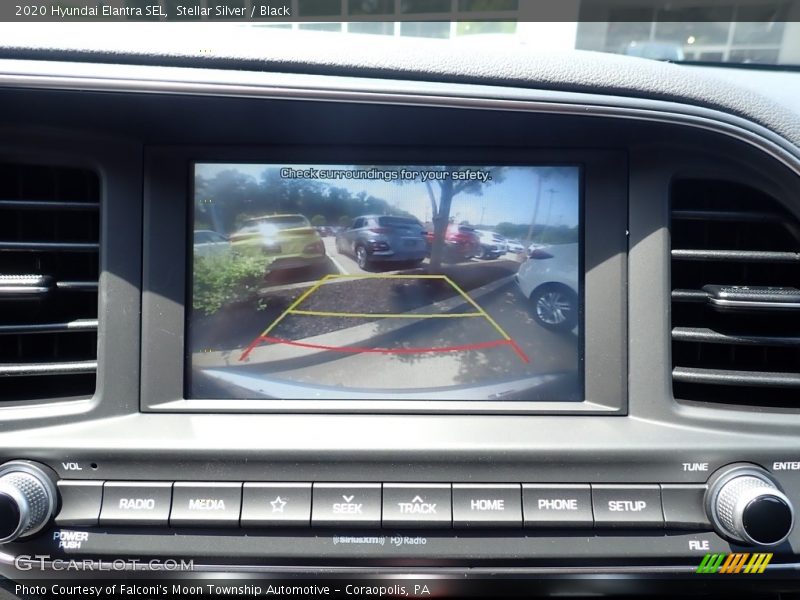 Stellar Silver / Black 2020 Hyundai Elantra SEL
