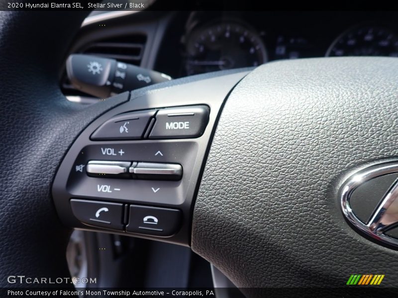 Stellar Silver / Black 2020 Hyundai Elantra SEL