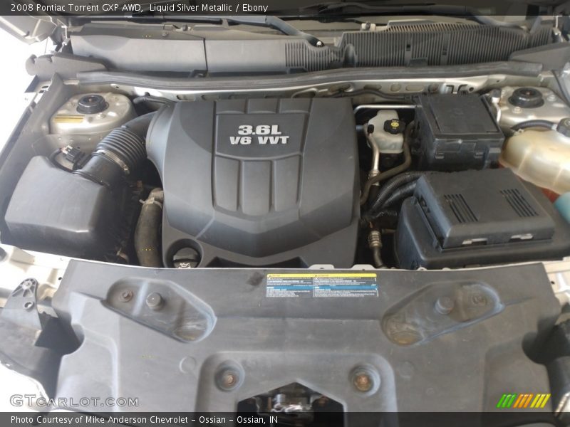 Liquid Silver Metallic / Ebony 2008 Pontiac Torrent GXP AWD
