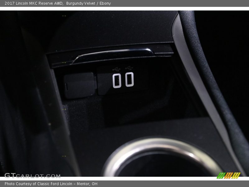 Burgundy Velvet / Ebony 2017 Lincoln MKC Reserve AWD