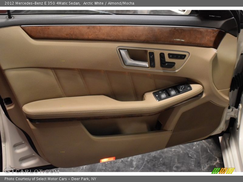 Arctic White / Almond/Mocha 2012 Mercedes-Benz E 350 4Matic Sedan