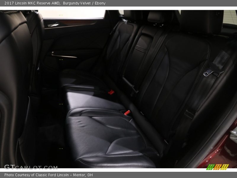 Burgundy Velvet / Ebony 2017 Lincoln MKC Reserve AWD