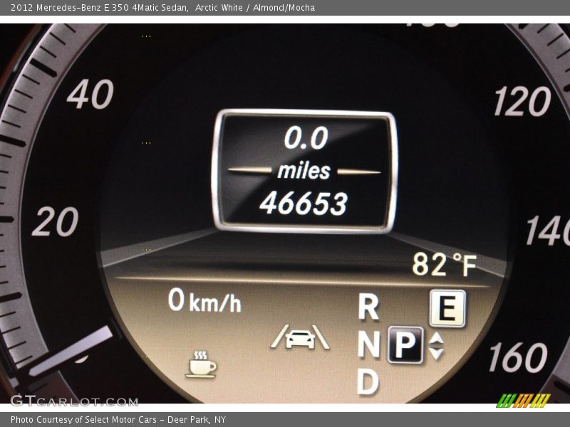 Arctic White / Almond/Mocha 2012 Mercedes-Benz E 350 4Matic Sedan