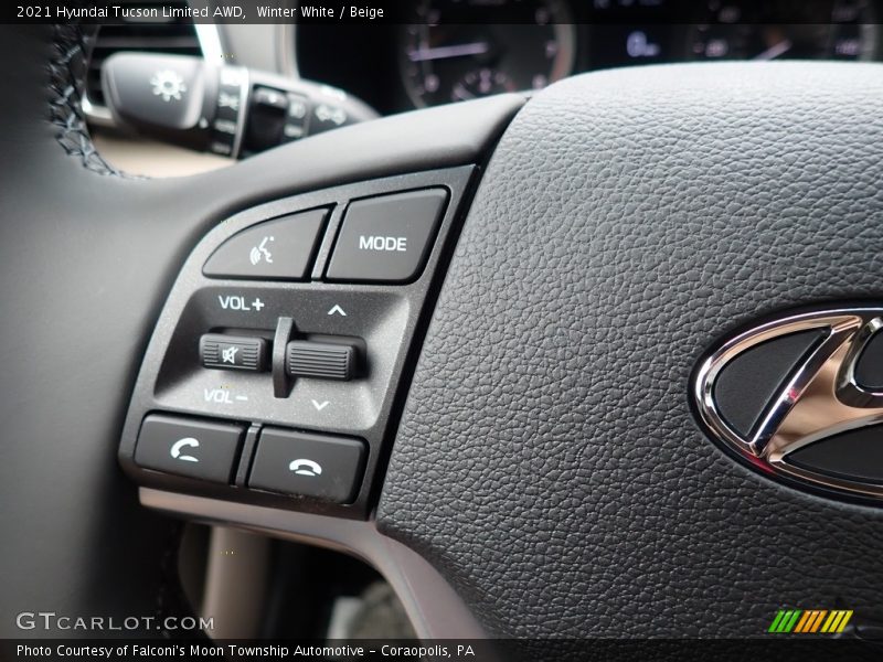  2021 Tucson Limited AWD Steering Wheel