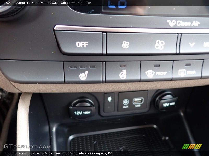 Controls of 2021 Tucson Limited AWD
