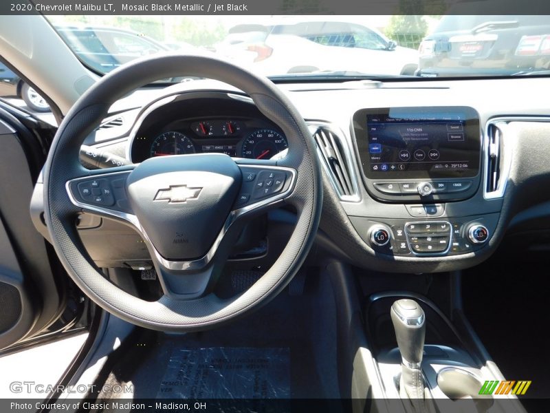 Mosaic Black Metallic / Jet Black 2020 Chevrolet Malibu LT