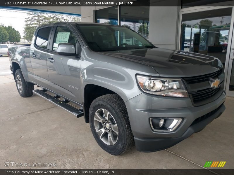 Satin Steel Metallic / Jet Black 2020 Chevrolet Colorado Z71 Crew Cab 4x4