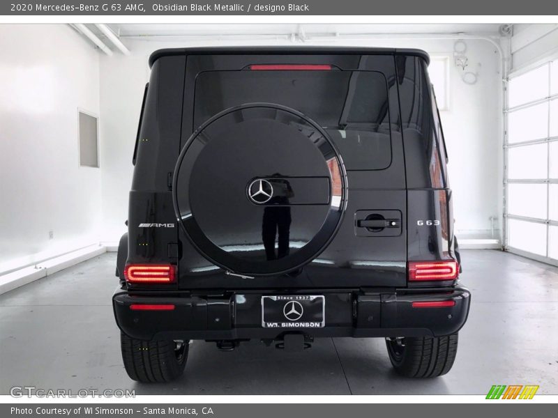 Obsidian Black Metallic / designo Black 2020 Mercedes-Benz G 63 AMG