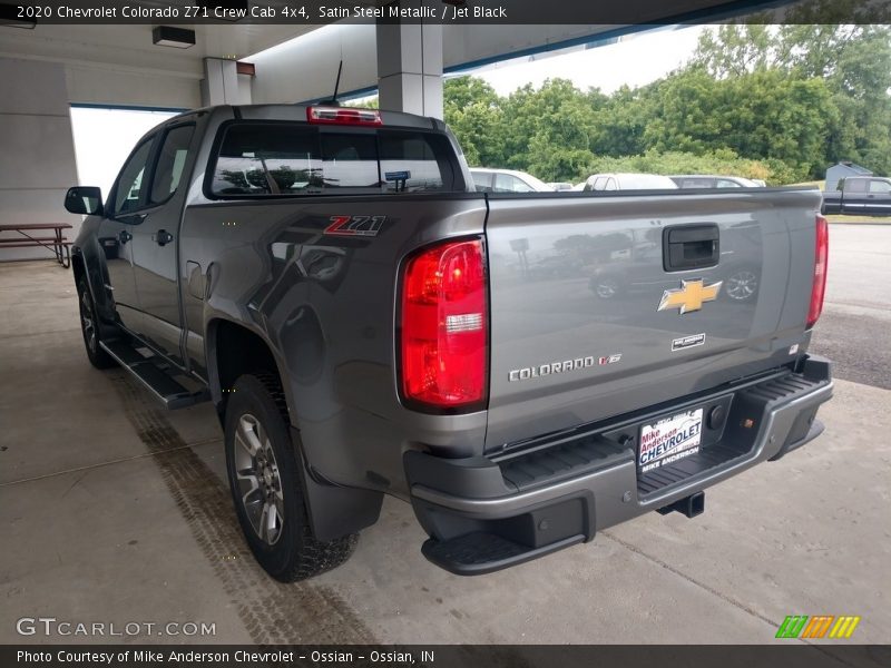 Satin Steel Metallic / Jet Black 2020 Chevrolet Colorado Z71 Crew Cab 4x4