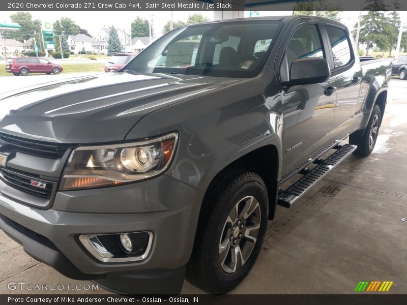 Satin Steel Metallic / Jet Black 2020 Chevrolet Colorado Z71 Crew Cab 4x4