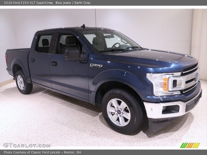 Blue Jeans / Earth Gray 2019 Ford F150 XLT SuperCrew