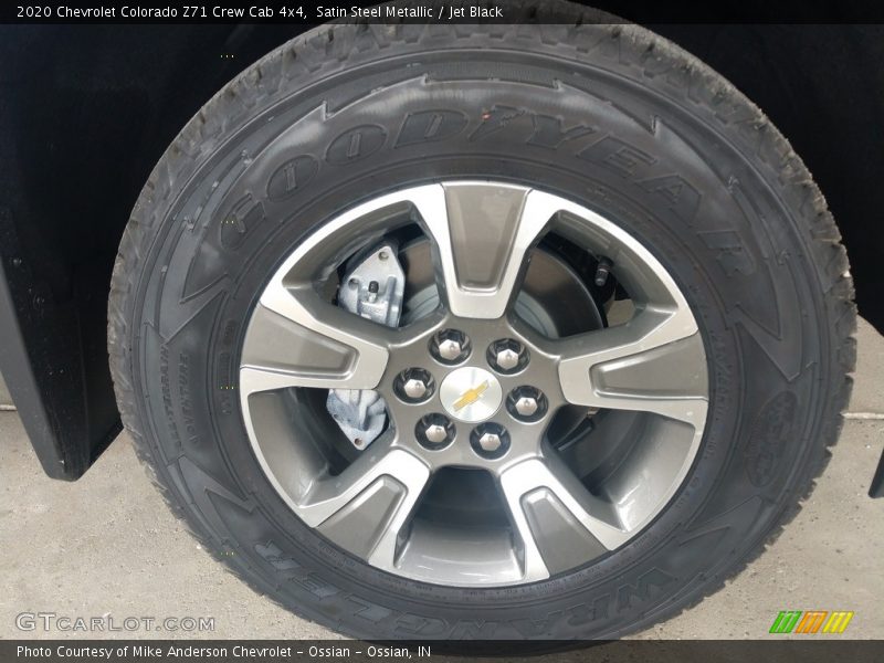 Satin Steel Metallic / Jet Black 2020 Chevrolet Colorado Z71 Crew Cab 4x4