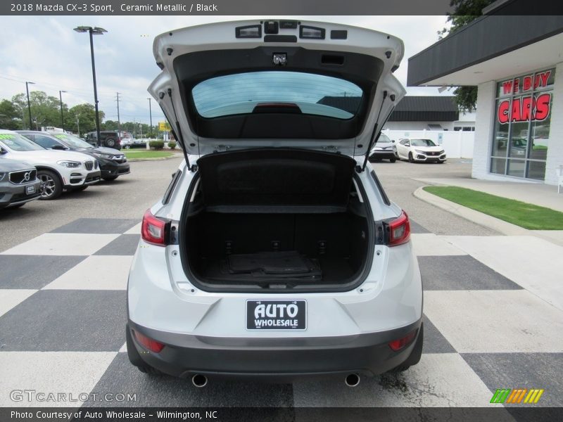 Ceramic Metallic / Black 2018 Mazda CX-3 Sport