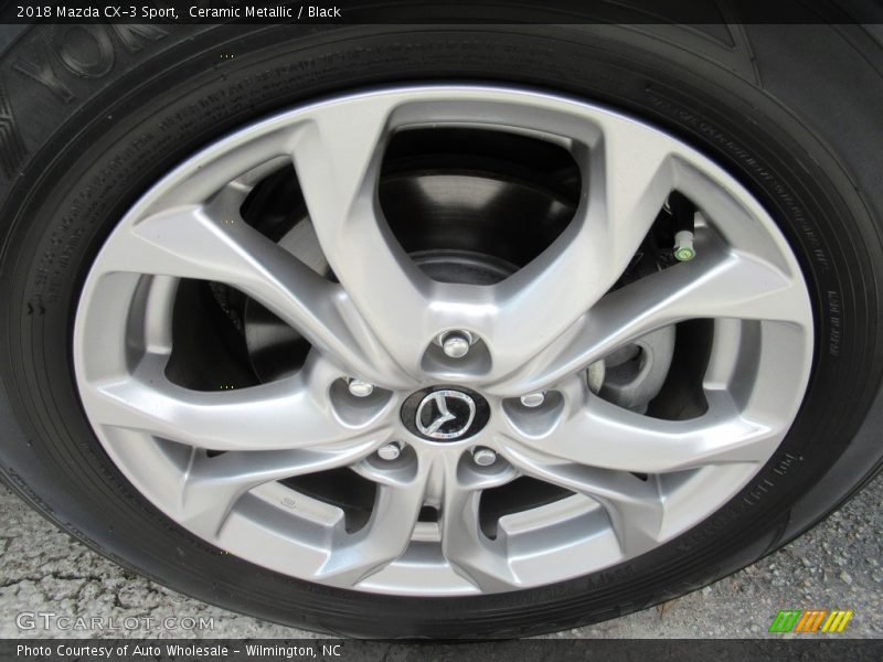 Ceramic Metallic / Black 2018 Mazda CX-3 Sport