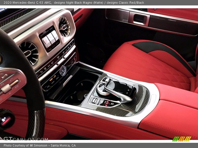 designo Night Black Magno (Matte) / designo Classic Red/Black 2020 Mercedes-Benz G 63 AMG