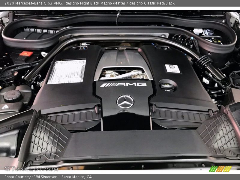 designo Night Black Magno (Matte) / designo Classic Red/Black 2020 Mercedes-Benz G 63 AMG