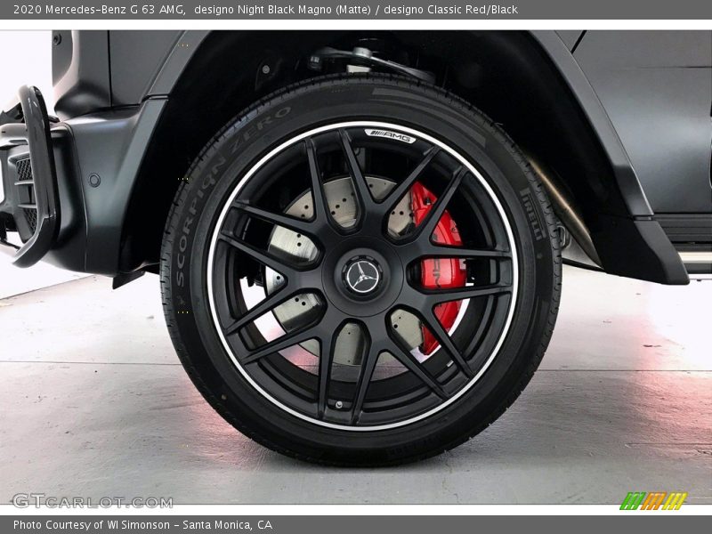 designo Night Black Magno (Matte) / designo Classic Red/Black 2020 Mercedes-Benz G 63 AMG
