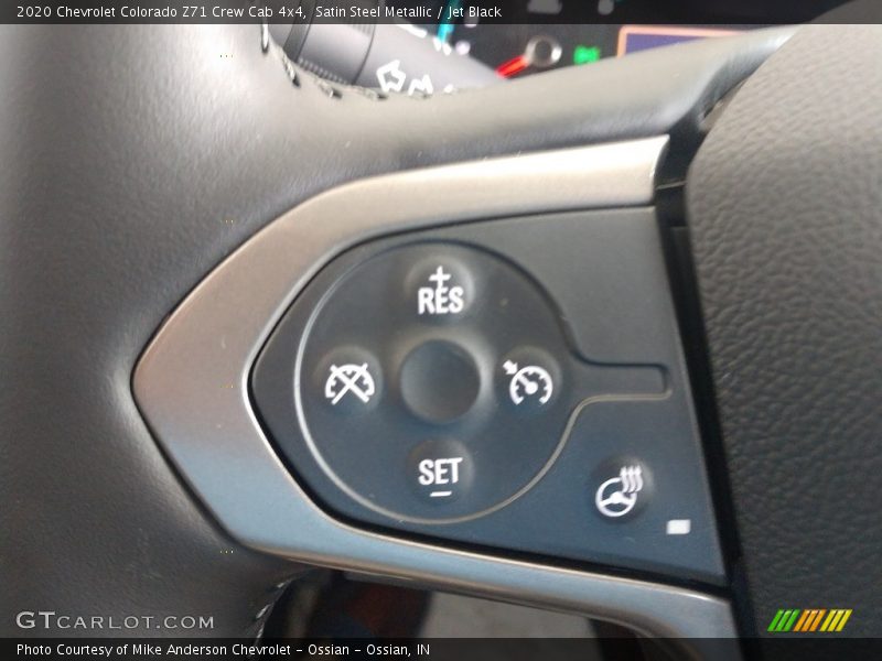 Satin Steel Metallic / Jet Black 2020 Chevrolet Colorado Z71 Crew Cab 4x4